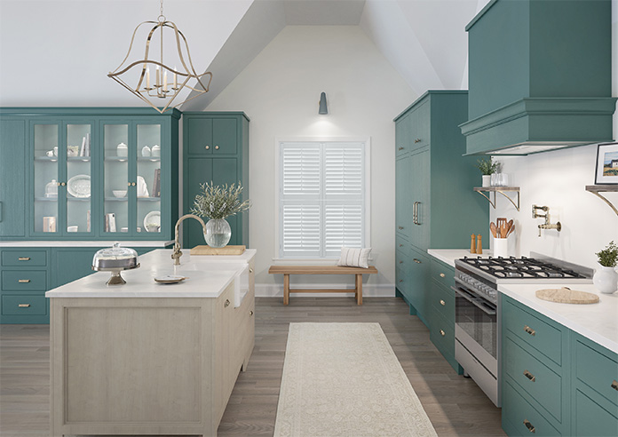 Bromley, Cool Grey - Tier on Tier Twist&Fit Plantation Shutter - Image 10